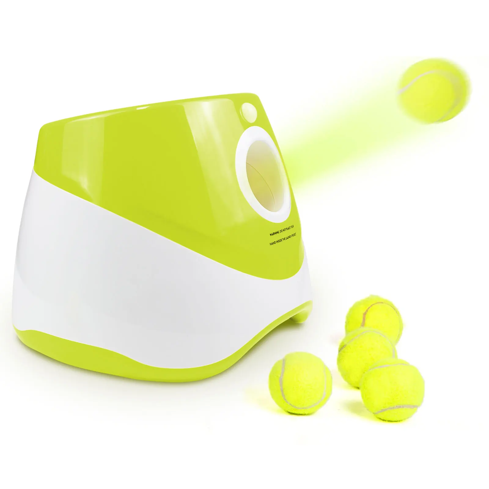 Automatischer Hundewurfautomat, Hundespielzeug, Tennisball-Wurfmaschine, interaktives Wurfspiel, wiederaufladbar, Katapult, USB-Aufladung