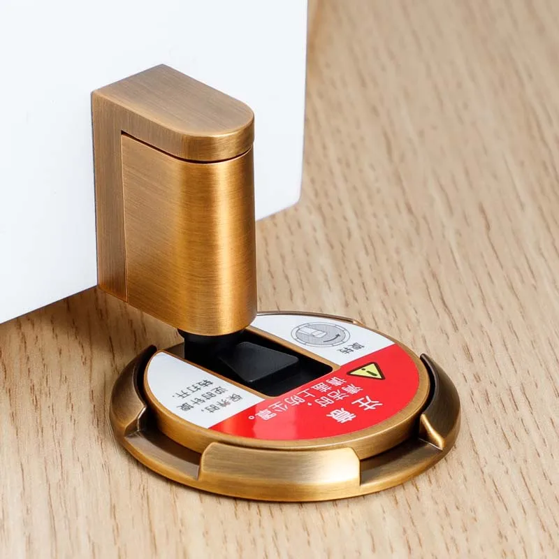 

Punch-free Door Suction Anti-collision Bathroom Door Stopper Strong Magnetic Home Mute Invisible Door Touch Ground Suction Door