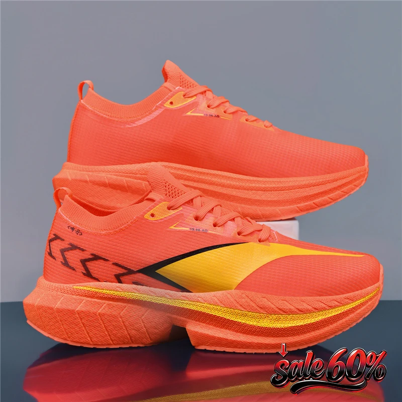 

Men's Air Cushion Running Shoes Men Sneakers Carbon Board Marathon Jogging Shoes Outdoor Sport Shoes Teenis Male Casual Shoes