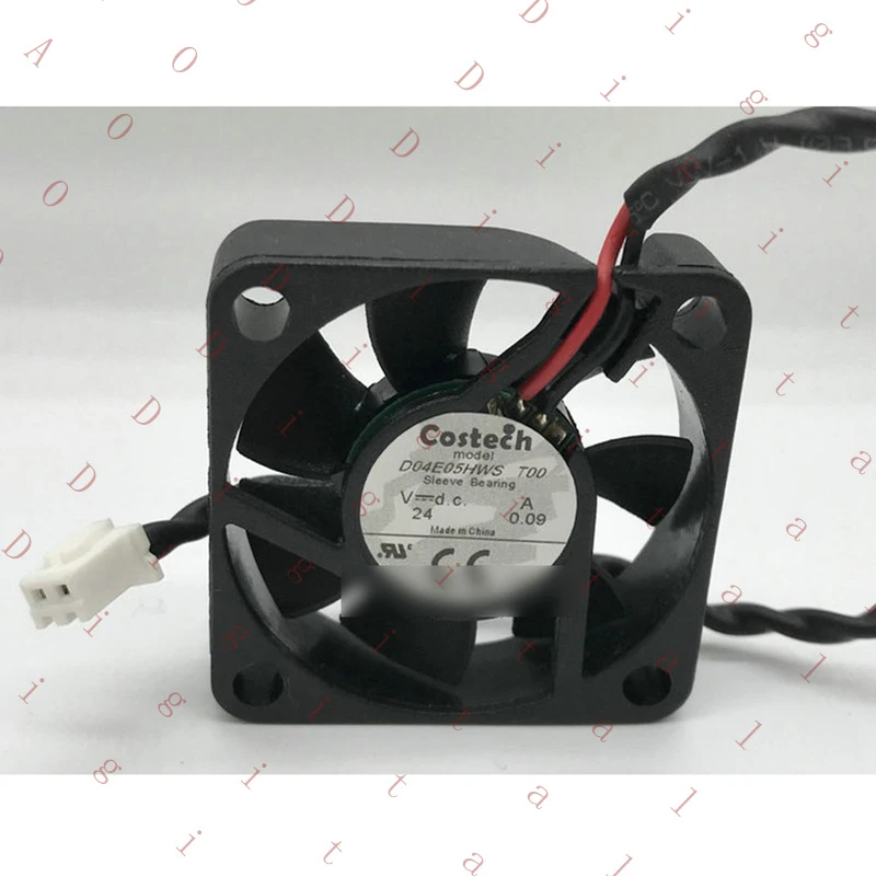 

L... 1PCS New for Costech D04E05HWS TOO DC24V 0.09A 2-wire inverter cooling fan#QW
