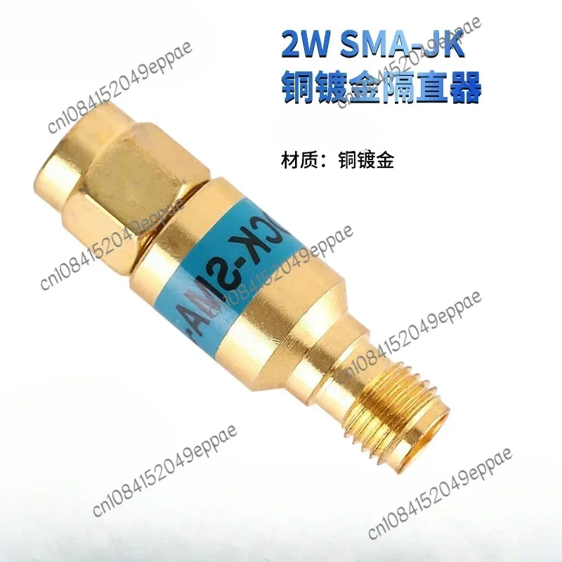 2WSMA Type-JK Copper Gold Plated  6GHz50 Ohm Connector Isolator Barrier