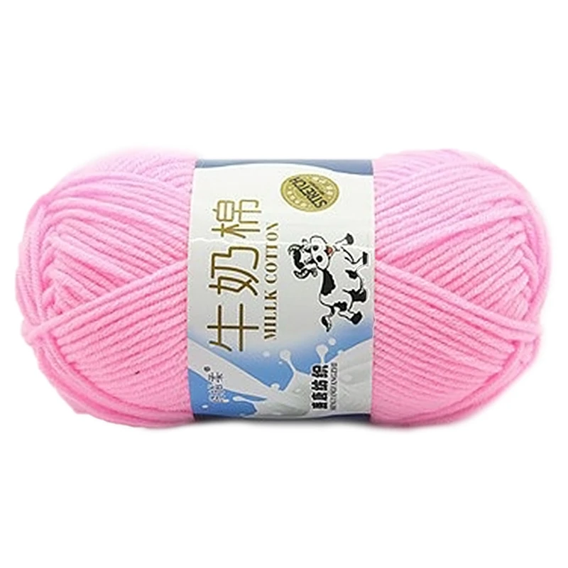 Soft Milk Cotton Yarn DIY Baby Knitting Wool Shawl Scarf Crochet Thread Supplies