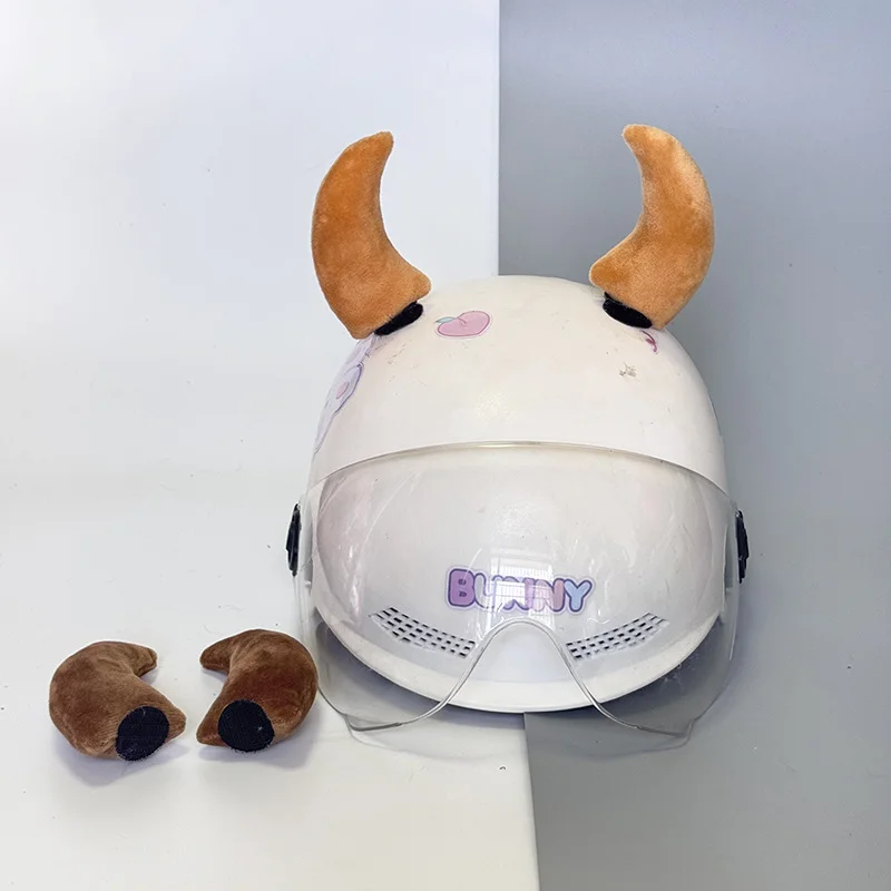 

Bull horn helmet decoration accessories, electric motorcycle helmet headgear equipment