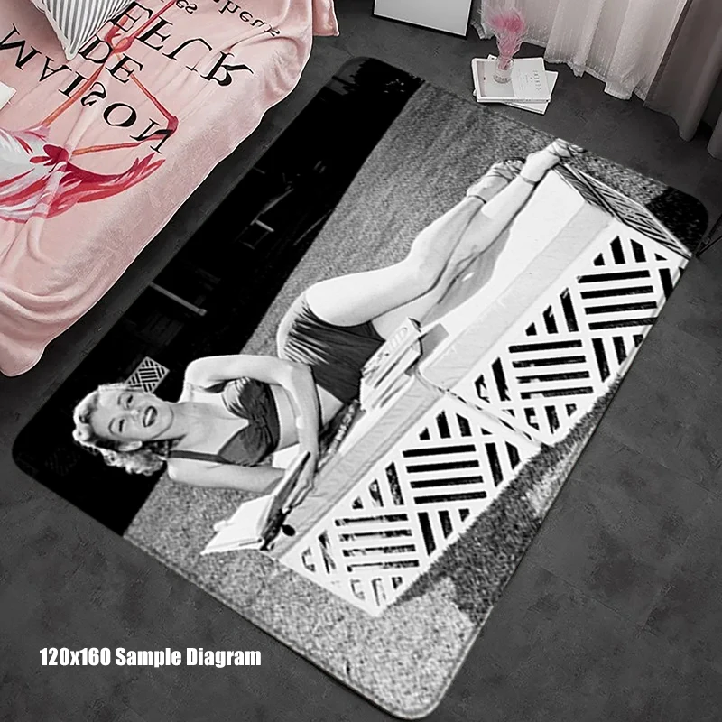 Entrance Doormat MARILYN MONROE Prayer Carpet Living Room Rugs Foot Carpets Bathroom Rug Floor Mats Non-slip Hallway Mat Home