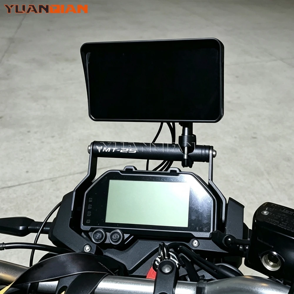 For YAMAHA MT-03 MT-25 MT 03 2020-2026 MT03 MT25 Accessories GPS Smart Phone Navigation Mount Mounting Bracket Adapter Holder