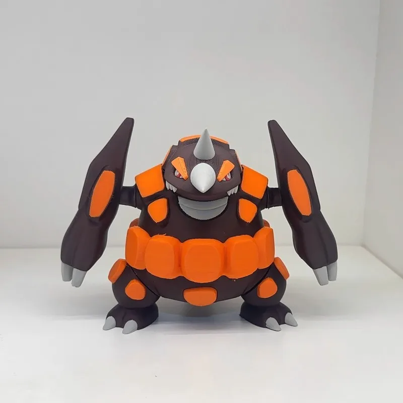 طباعة ثلاثية الأبعاد بمقياس 1/20 WorldRhyhorn Rhydon Rhyperior Pokémon Game الأجهزة الطرفية مجموعات PLA نموذج سطح المكتب زخرفة الديكور