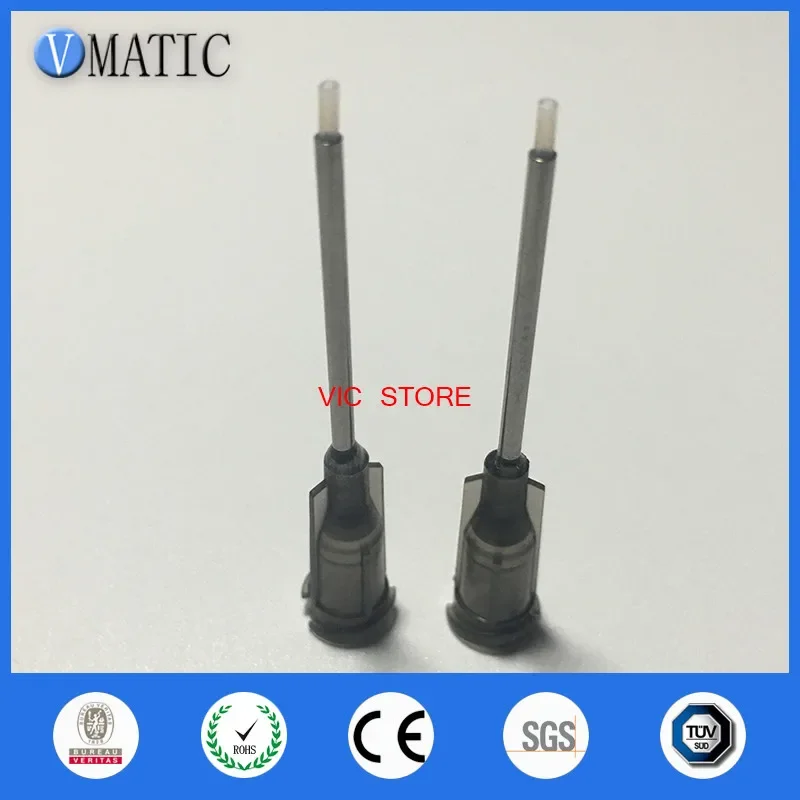‌100PCS 21G 1'' PTFE Lined Dispensing Needle Tips | Anti-Corrosion Non-Stick Industrial Free Shipping‌