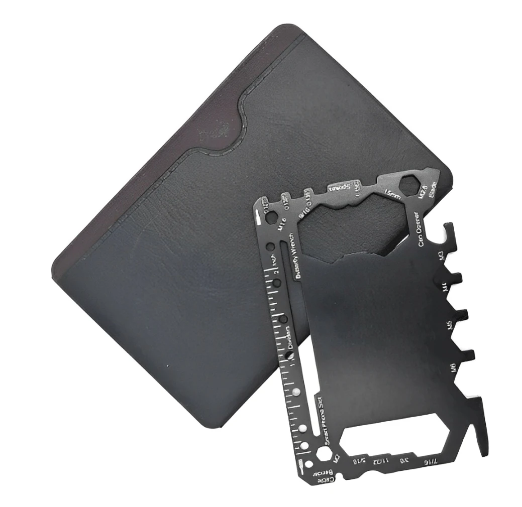 46-in-1 Multifunctional EDC Outdoor Tool Card, Outdoor Camping Survival Accessories, Multi-Purpose Portable Small Tool