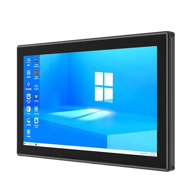 Embedded 19-inch HD LCD fanless Industrial touch screen 24h working waterproof display monitor for hospital used