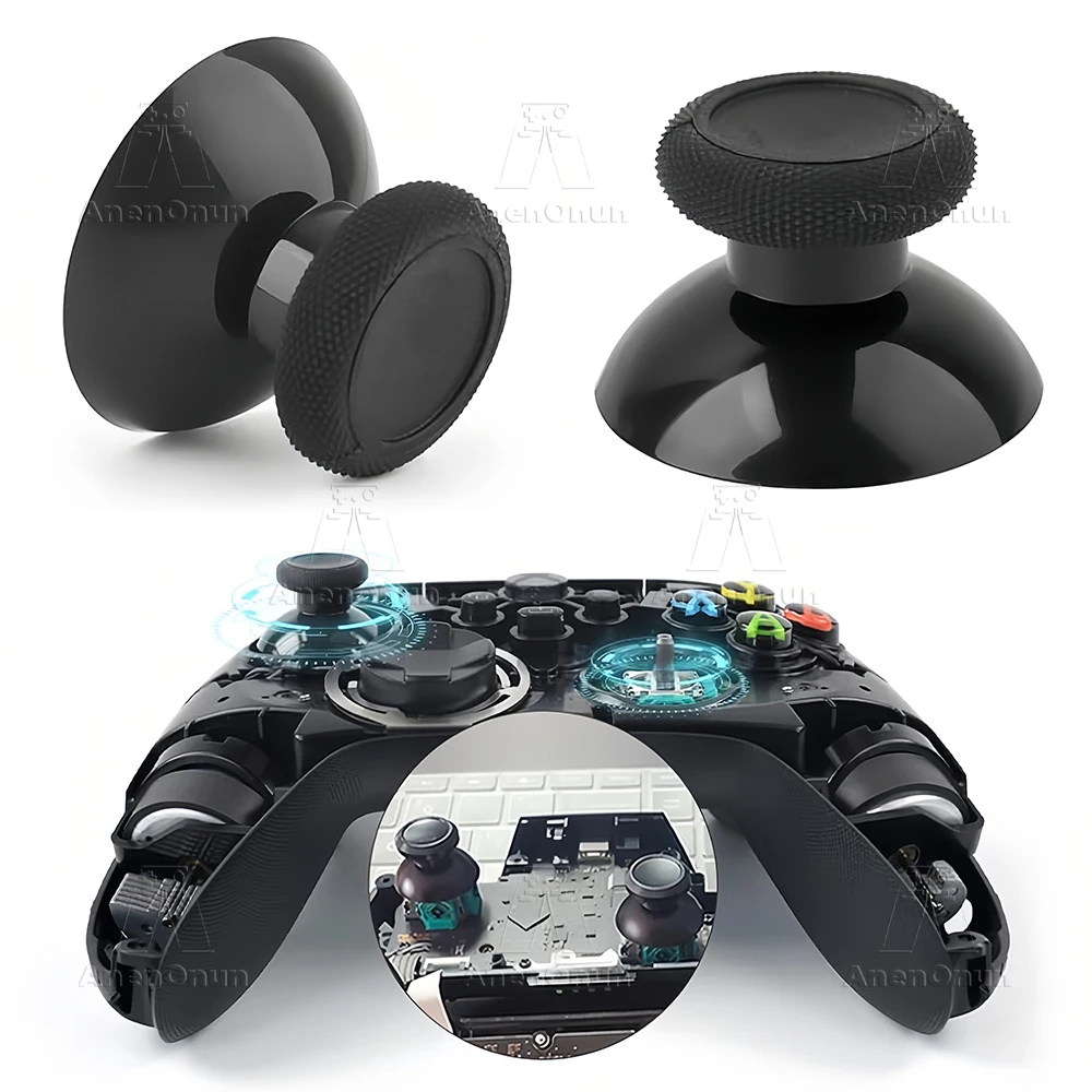 

Xbox Controller Thumbstick Premium Replacement Parts Anti-Wear Non-slip ABS + Rubber Joystick Analog Stick Durable Accessories