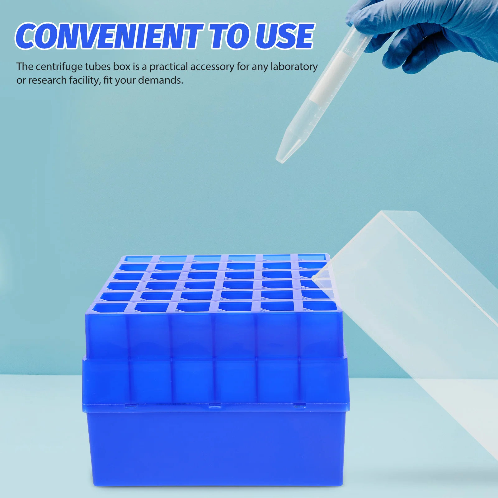 Gefrierschrank Box Kunststoff Reagenzglas Halter Lagerung Organizer Rohre Multifunktionale Fläschchen Rack Flasche Fall