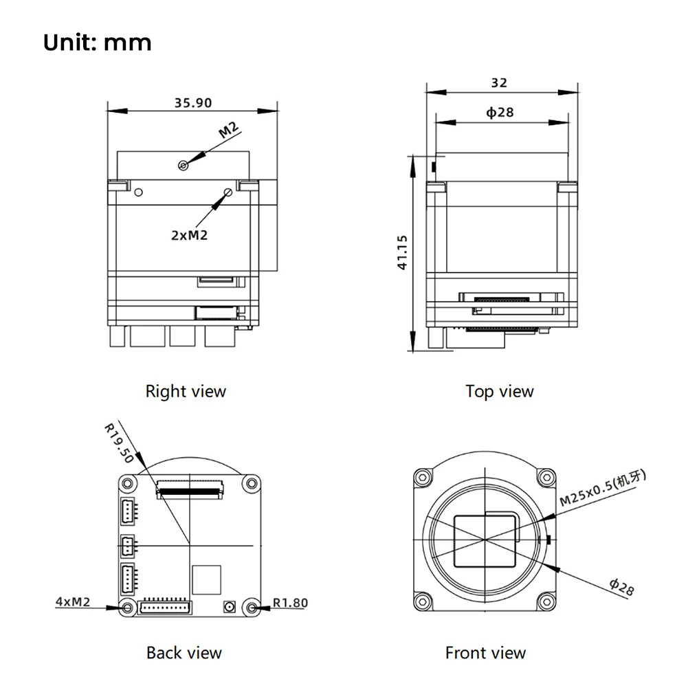 640X512/384X288 Infrared Thermal Camera Module LWIR Uncooled Thermal Imaging Core IR Thermal Camera Modules for Hunting, LC221