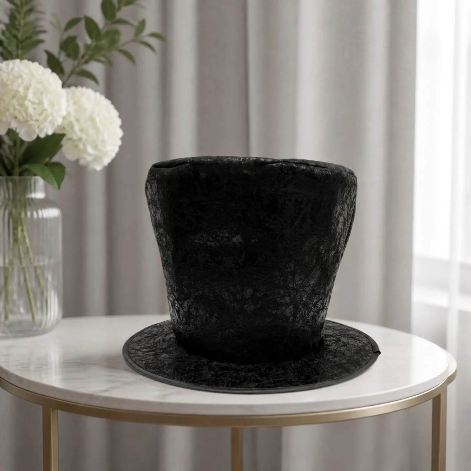 Vintage Style Party Hat for Men Women Flannel Suede Material Costume Headwear Stage Presence