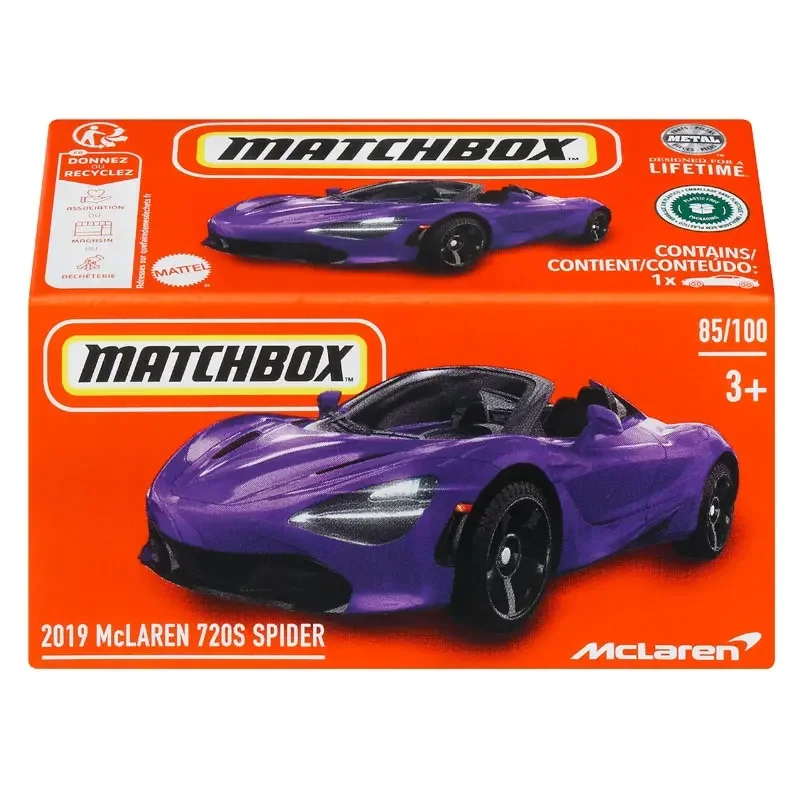 Original Mattel Streichholz schachtel Auto Druckguss Box verpackt neue Benz Cla Toyota MR2 Fahrzeug Modell Spielzeug für Jungen Sammlung Geschenk