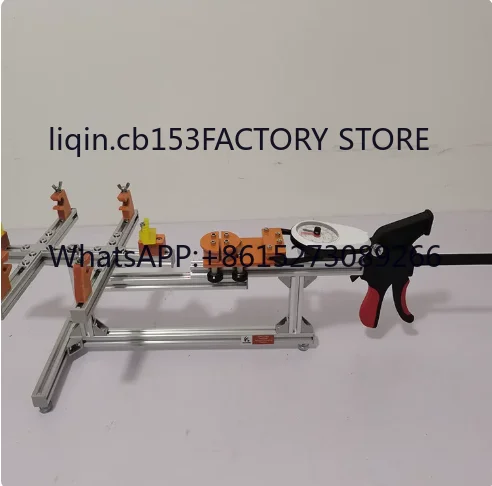 Household flat-pull badminton racket threading machine/wire pulling machine