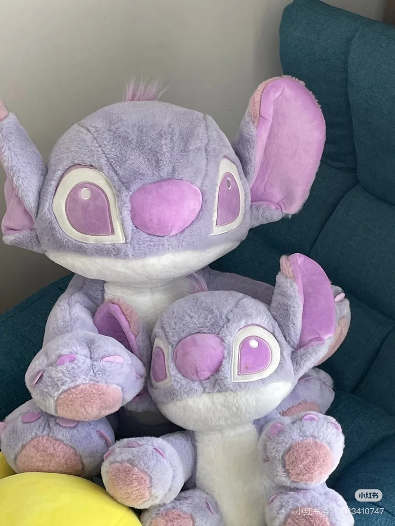 

Disney Anime Cartoon Purple Stitch Kawaii Plush Doll Girl Room Pillow Girlfriend Valentine'S Day Birthday Gift Doll 8 In Pendant