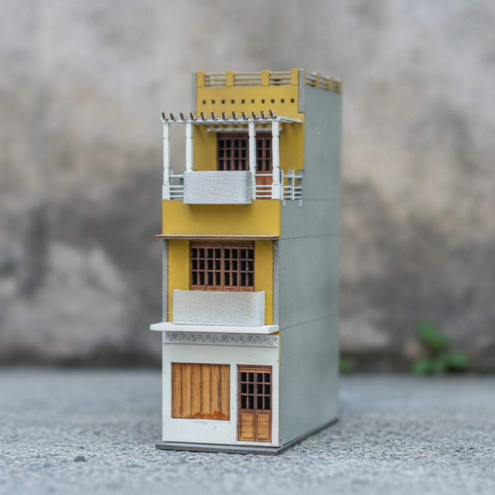 Weathering Model Kit - HO Scale Building Weathered Architectural Model