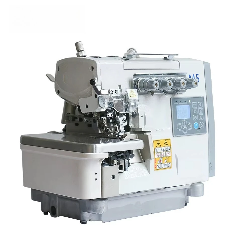 HK M5-5D/UT Industrial Overlock Sewing Machine 2 Needle 5 Thread Automatic Computer High Speed Serger