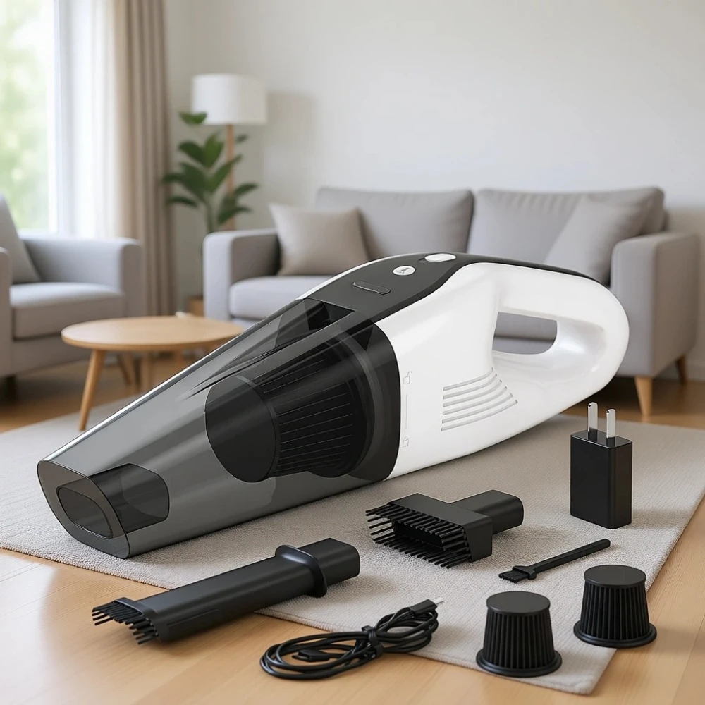 

Беспроводной ручной пылесос высокой мощности с бесщеточным двигателем и моющимся фильтром для автомобиля, дома и уборки шерсти животных