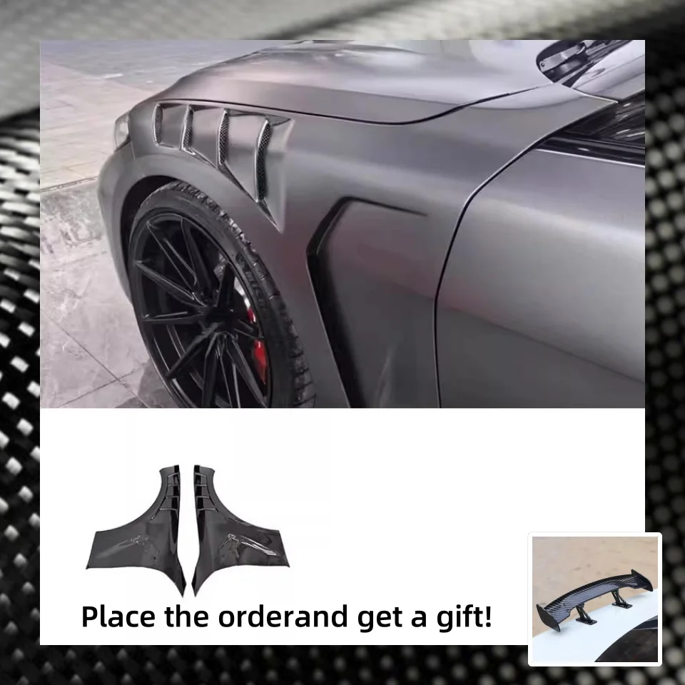 

Брызговик из углеродного волокна для BMW серии 4 G22 G23 425i 430i, модифицированное переднее крыло автомобиля, автоаксессуары