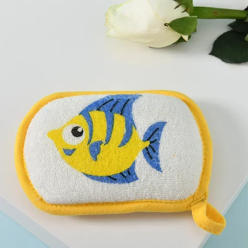 Cute Baby Bath Sponge Kids Children Toddlers Newborns Adults Cleaning Brush Towel Soft Inirritative Bath Foam Shower Sponge