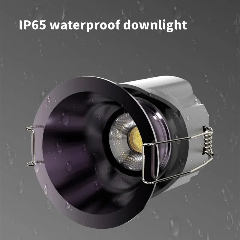 

ip65 waterproof downlight Kitchen bathroom Household LED spotlight ceiling anti-fog and moisture-proof aisle indoor lighting 5W