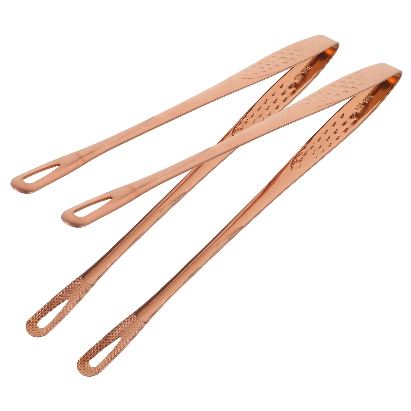 Stainless Steel Food Tongs Grade Material Serving Cake Clamp Barbecue Cooking Tools Kitchen Buffet Restaurant Home Oil Filter