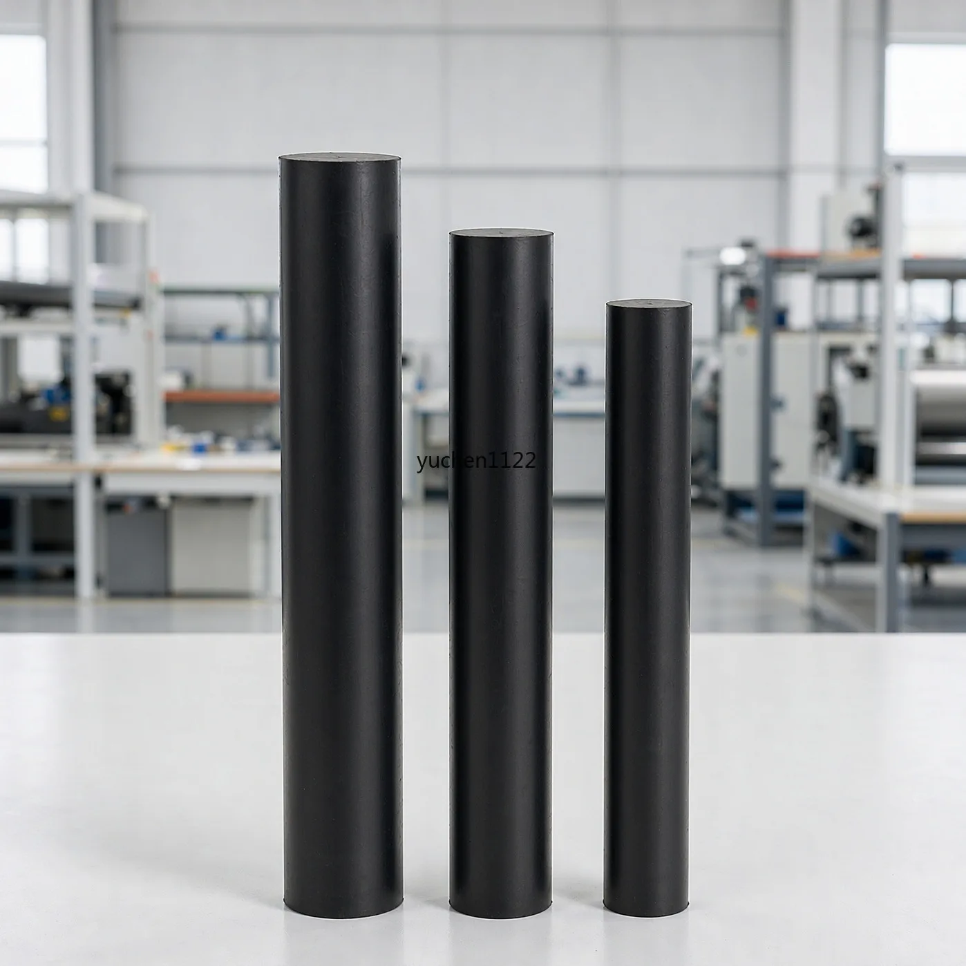 1pcs Solid Black Nitrile Rubber Round Rod Oil Resistant Bar 20 to 110mm Diameter 100 500mm Long DIY