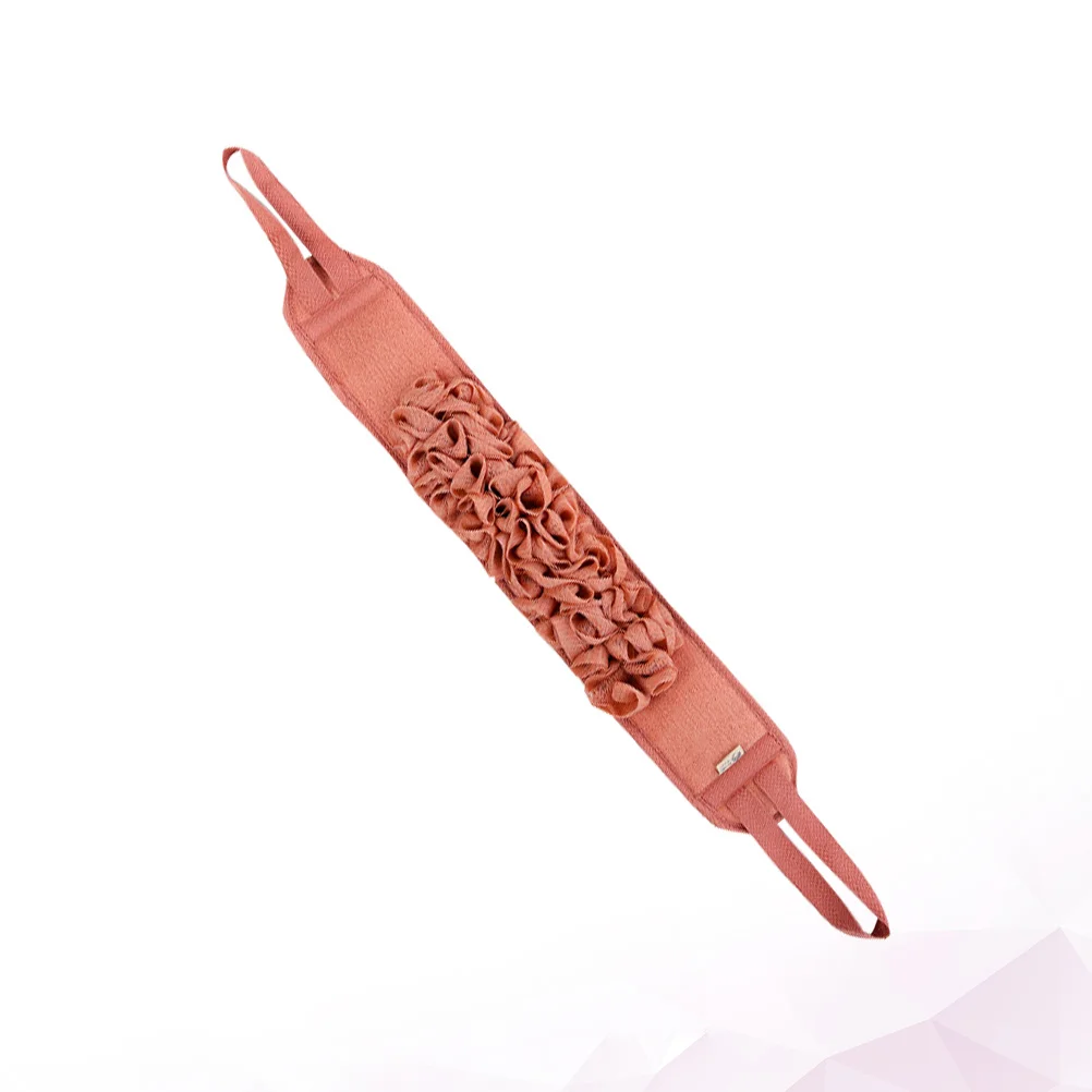 1 قطعة شريط طويل التقشير لتنظيف الظهر مريح دائم الاستحمام منظف الجسم أداة الظهر دش فرك منشفة حمام