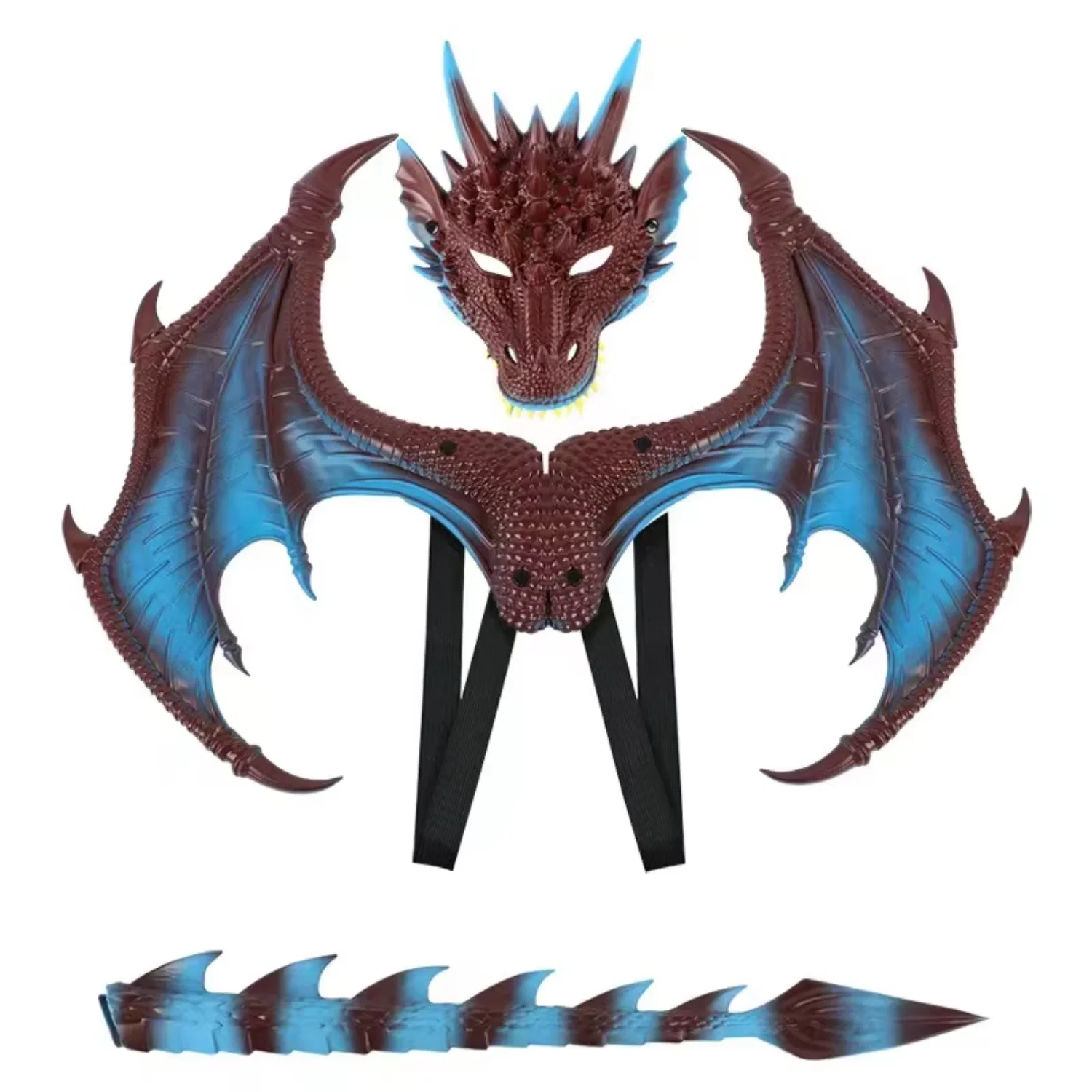 Dragon Wing Tail Mask Set Halloween Cosplay Props Wholesale Decoration Performance 90 characters