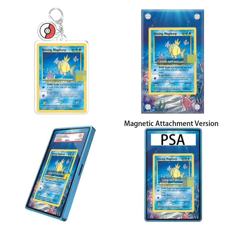 Porte-clés en acrylique avec affichage artistique pour la collection classique Pokémon, Magikarp Scintillant, pour les fans d'art d'anime, cadeau