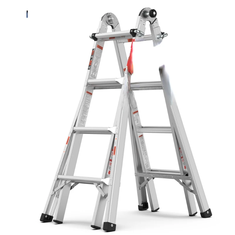 Hot Sale 5 Ladders in 1 Multi Functional Aluminum Folding Step Ladder Multipurpose Ladder