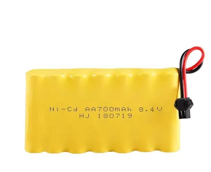 8.4V 700mAh NI-CD AA Oplaadbare Batterij voor RC speelgoed Auto Tanks Treinen Robot Boot Gun gereedschap onderdelen AA batterij