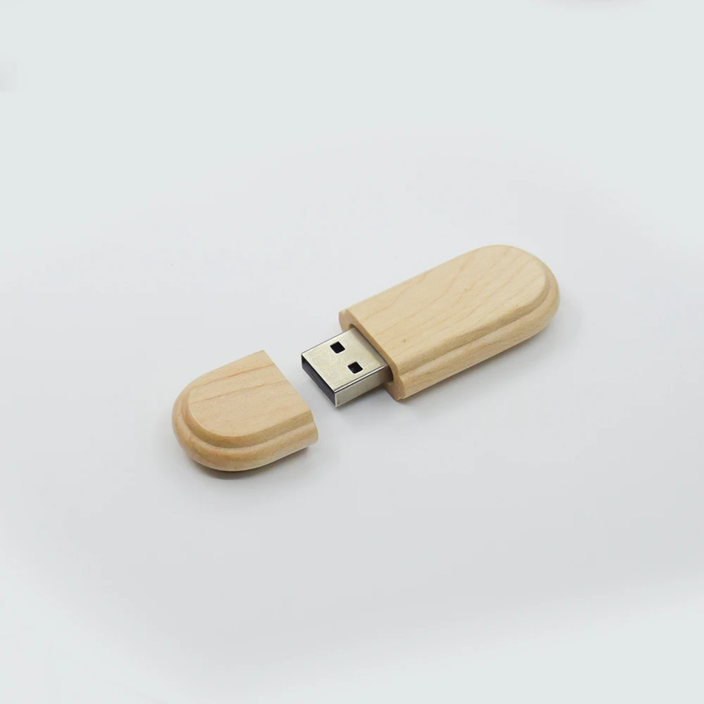 30 stks Gratis Logo Hout Kleine Gift USB 2.0 Flash Drive 4 GB 8 GB Unidad flash 16 GB 32 GB Pendrive Mini Creatieve Pen Drive Memory Stick