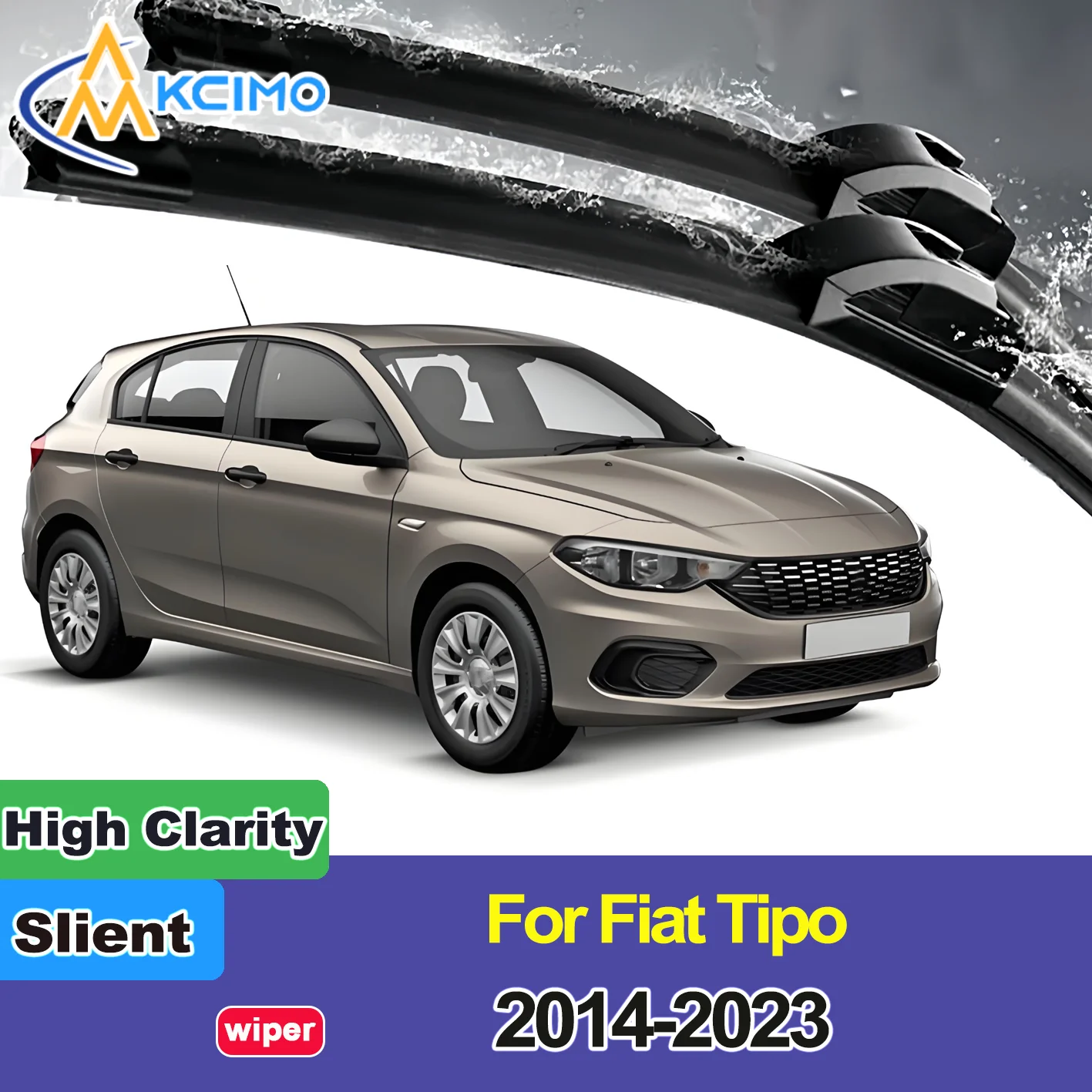 

2PCS New Front Windshield Wiper Blade for Fiat Tipo 356 2014-2023 Fiat Egea Dodge Neon Front Windshield Accessories 2023 2022