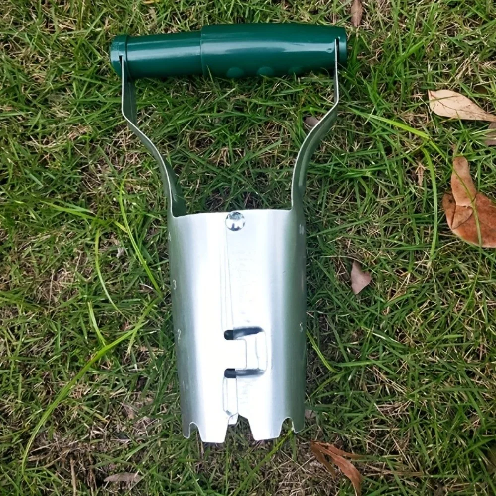 Handheld Seedling Transplanting Plastic Handle Cylinder Hole Punch Digger Planting Machine Efficient Vegetable Planter