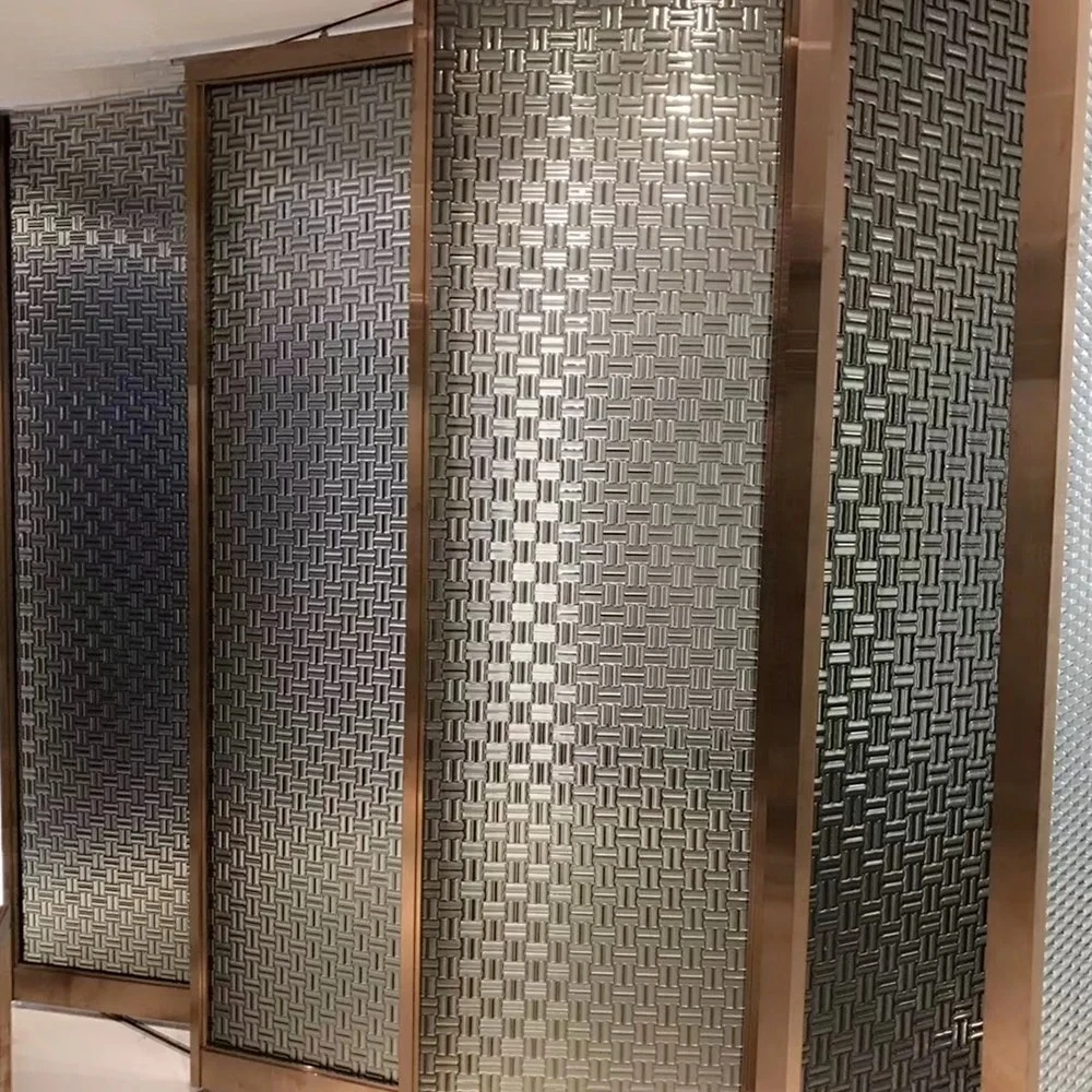 Architectural 3D Kiln Forms Glass Wall Art Fuses Glass Space Doors And Partitions