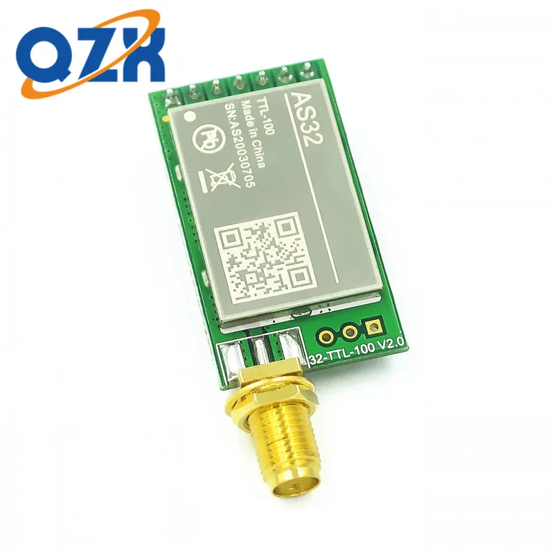 SX1278/SX1276 wireless module | 433MHZ wireless serial port | LORA spread spectrum 3000 meter UART interface  AS32