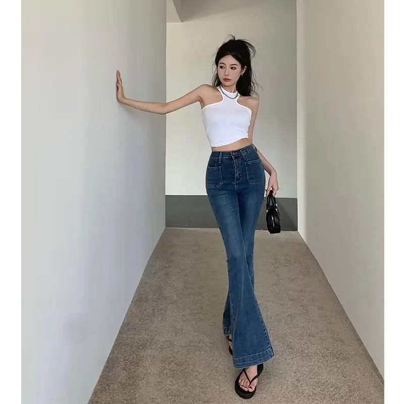 

Y2K Style Jeans Women's New Niche Loose Jeans with Wide Legs for Casual Straight High Waisted Sexy Fashion Pants