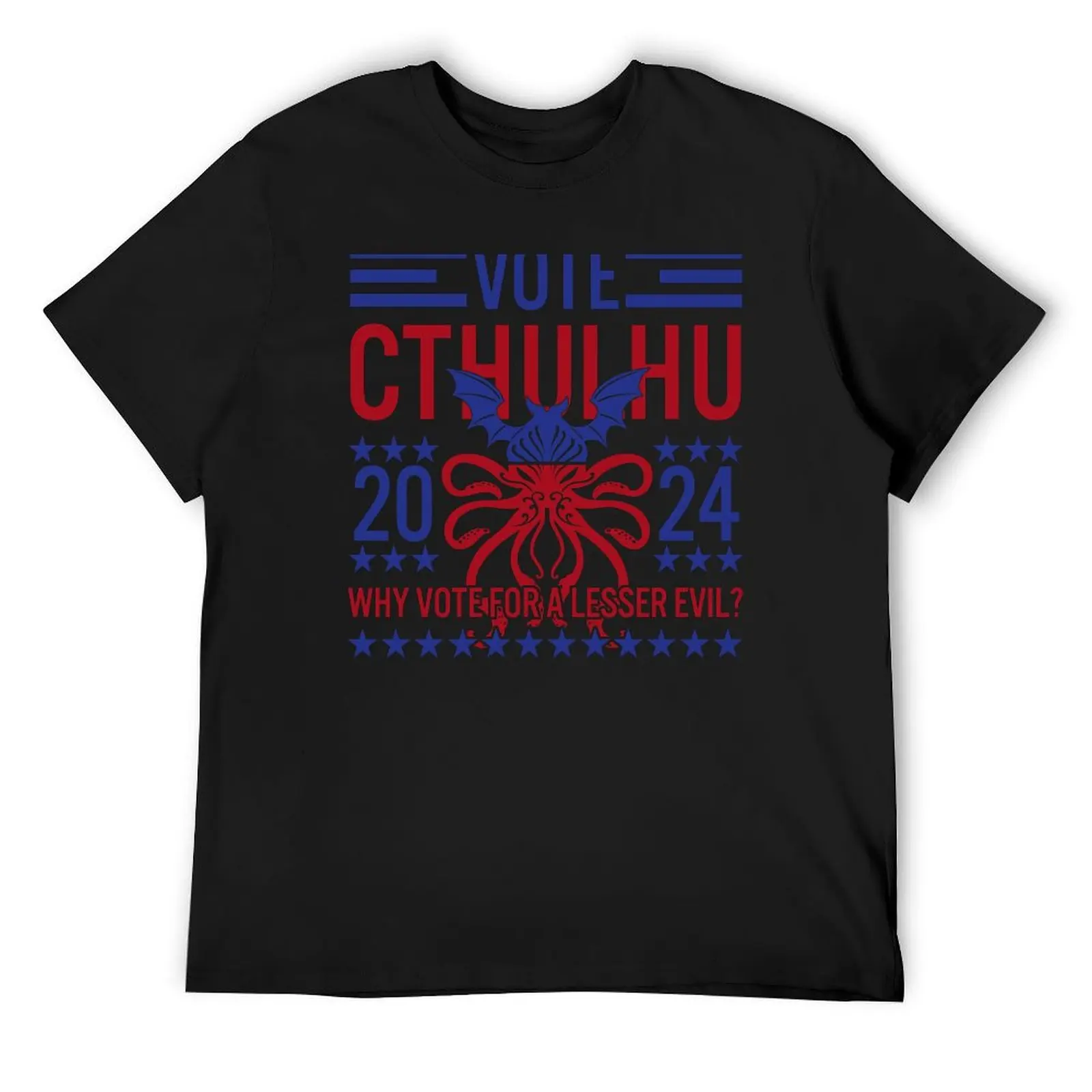 

Vote Cthulhu 2024 Funny Election Lovecraftian Gift T-Shirt heavyweights kawaii clothes compression shirt men