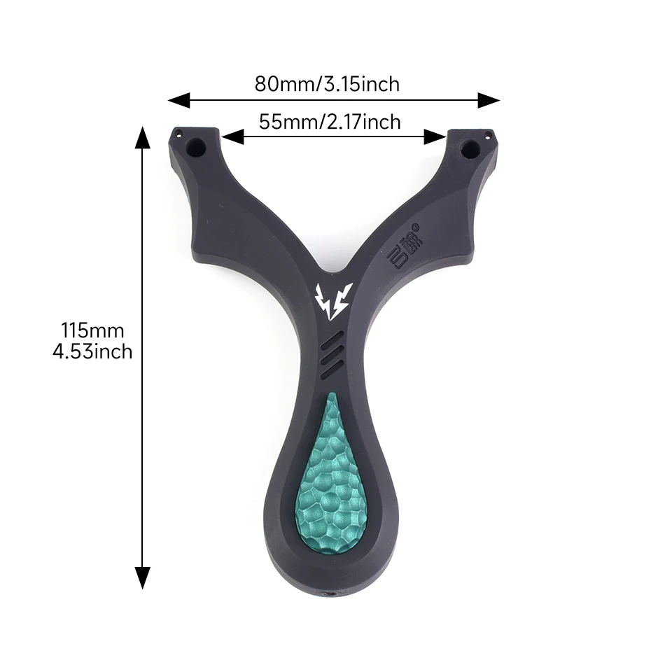 ABS Resin Heavy-Duty Slingshot, Lightweight Portable Catapult, Precision Hunting Shooting, Durable Outdoor Tool Set.