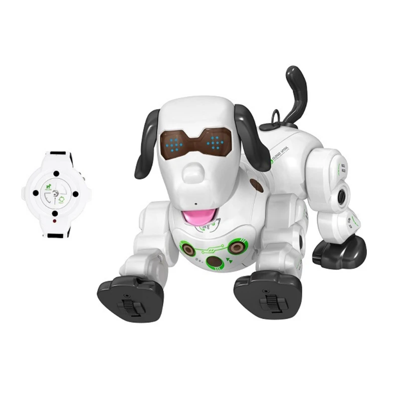 

Remote Control Robot Dog Infrared Tracking Spray Wireless Electric Smart RC Puppy with Press Sensor Interactive Toy