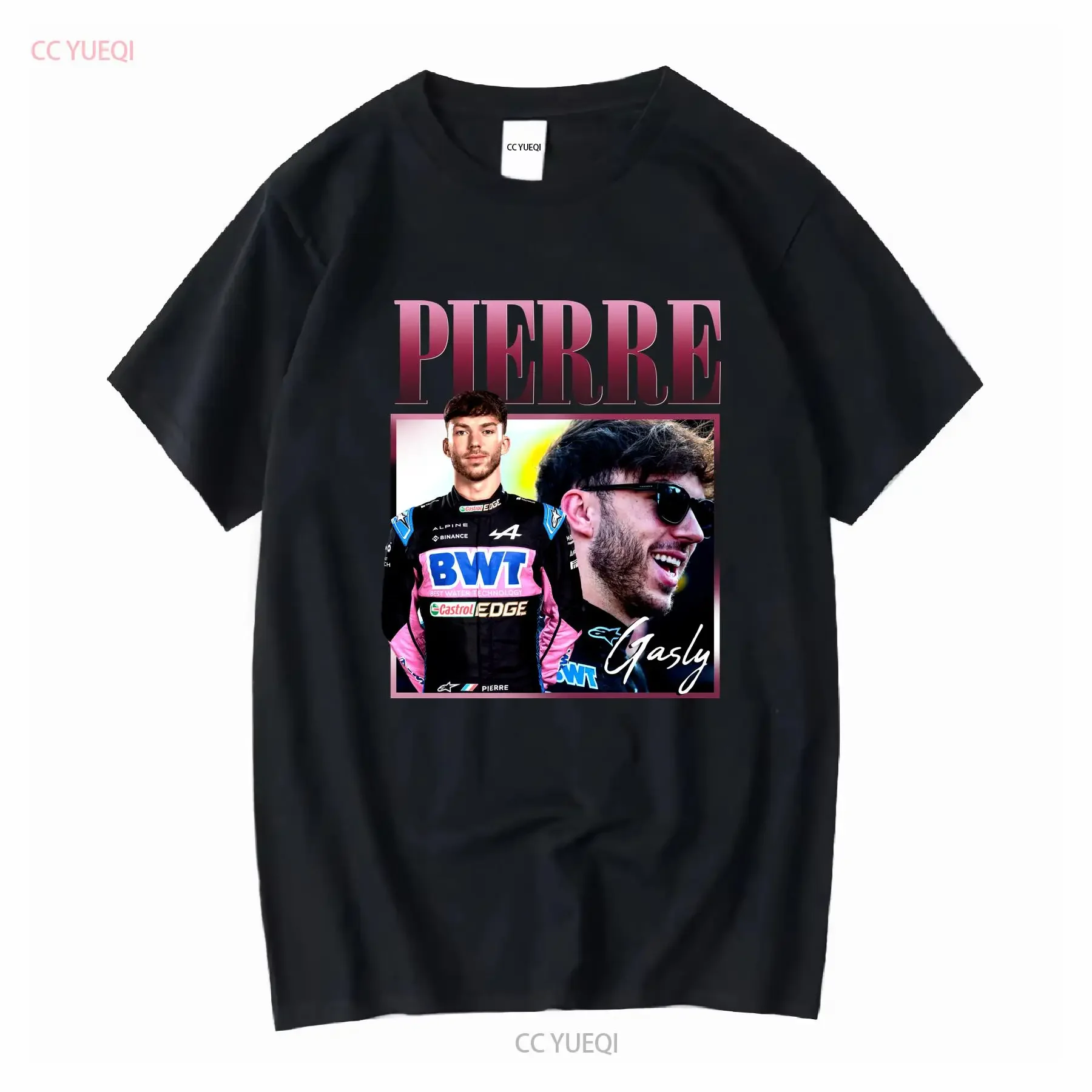 Pierre Gasly T Shirt Driver SweaT SporT Crewneck Bootleg Vintage Clothing long or short sleeves vintage Washed Stretched