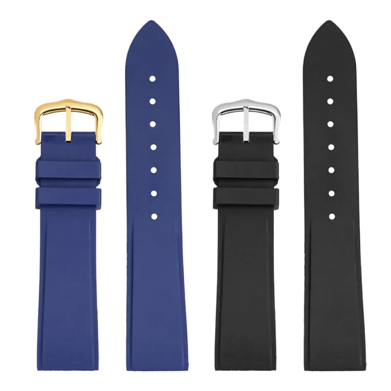 

Ремешок для часов Cartier Santos Dumont, 17,5 мм, мягкий, водонепроницаемый, из фторкаучука, быстросъемный, аксессуар для браслета.