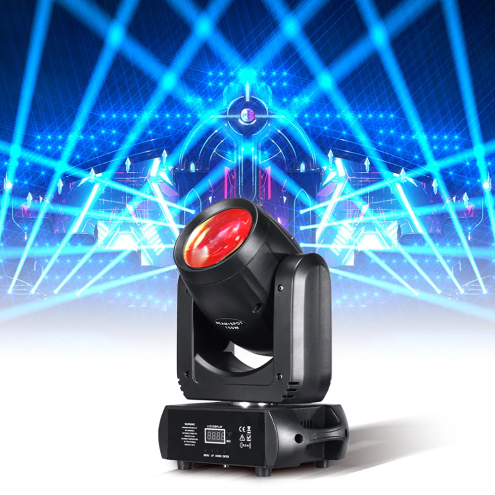 Mini LED Moving Head Light 150W Beam+Spot+ 18 Rotating Prisms Dj Dmx Stage Light Effect Light Disco Dj Bar