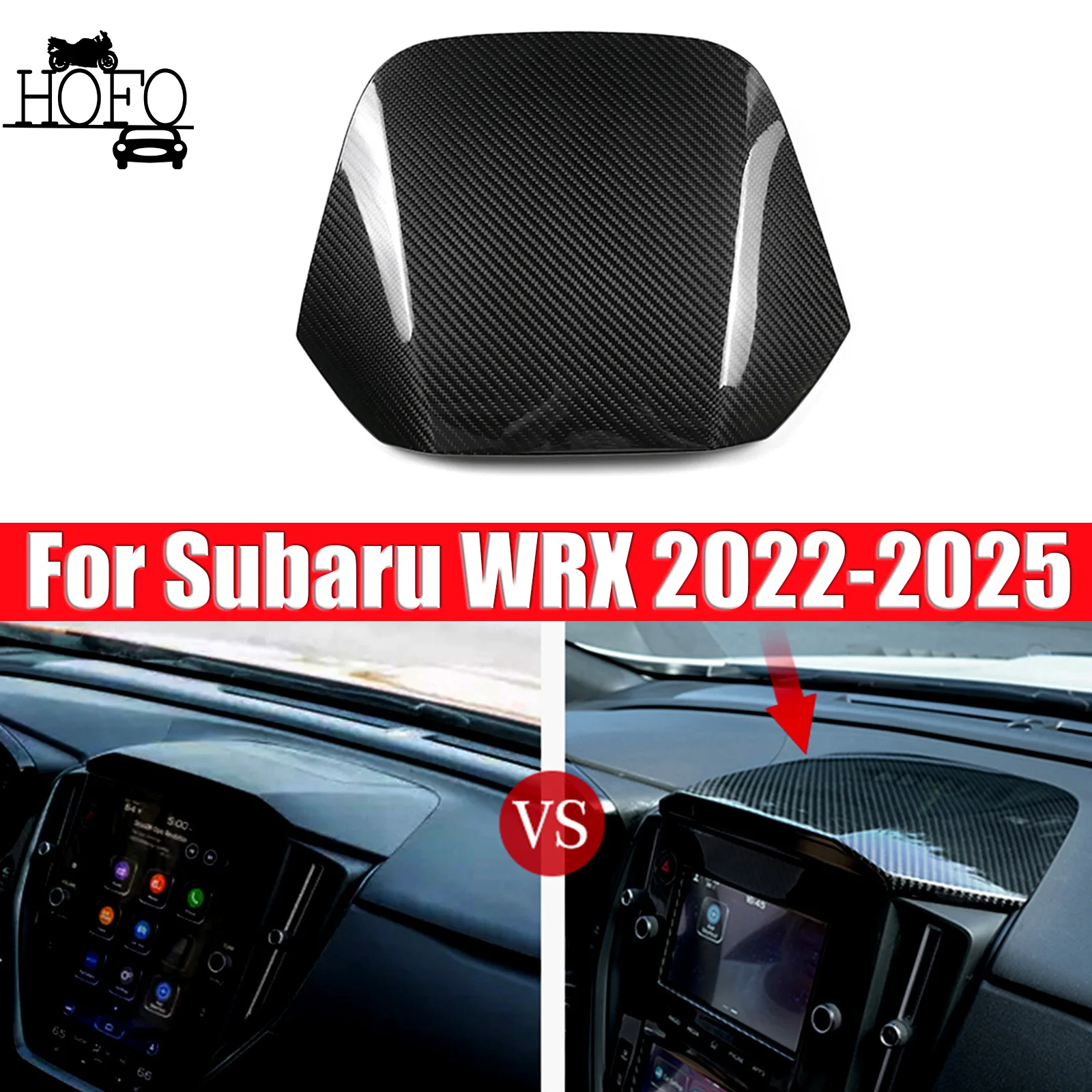 

For Subaru WRX 2022-2025 Car Interior Dashboard Center Trim Cover
