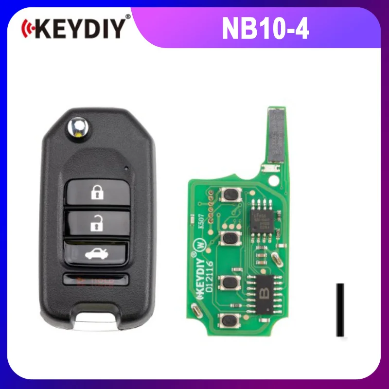 KEYDIY KD NB10-4 NB Series Universal Remote Key 4 Buttons Compatible Replacement Solution