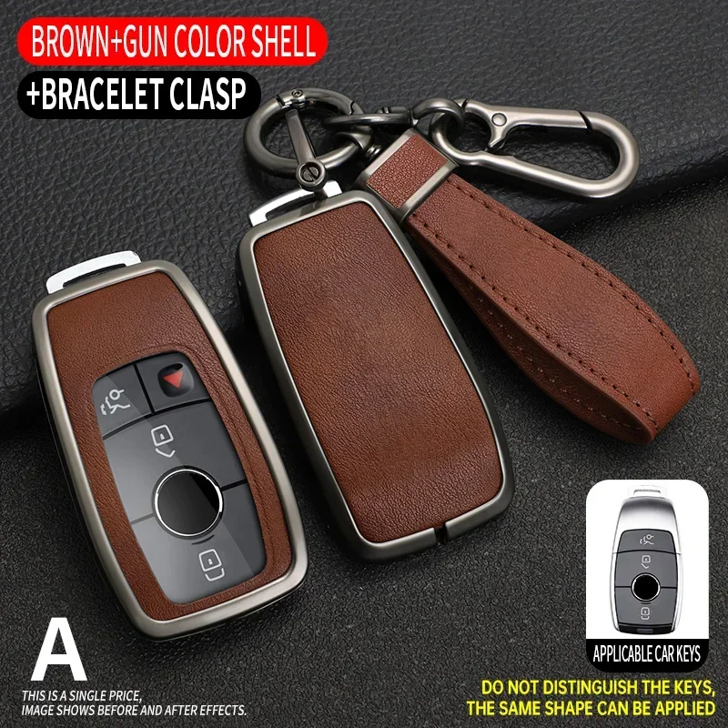 

Zinc Alloy Car Remote Key Case Cover Shell For Mercedes Benz A C E S G Class GLC CLE CLA GLB GLS W177 W205 W213 W222 X167 AMG