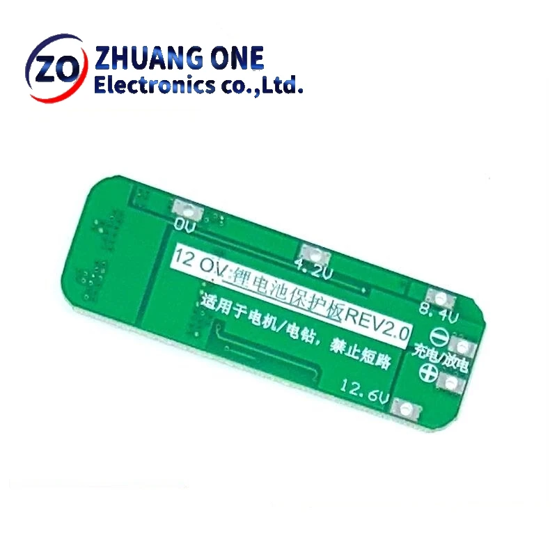 3S 20A litowo-jonowy akumulator litowy 18650 ładowarka PCB tablica zabezpieczająca BMS 12.6V ogniwo 59x20x3.4mm moduł