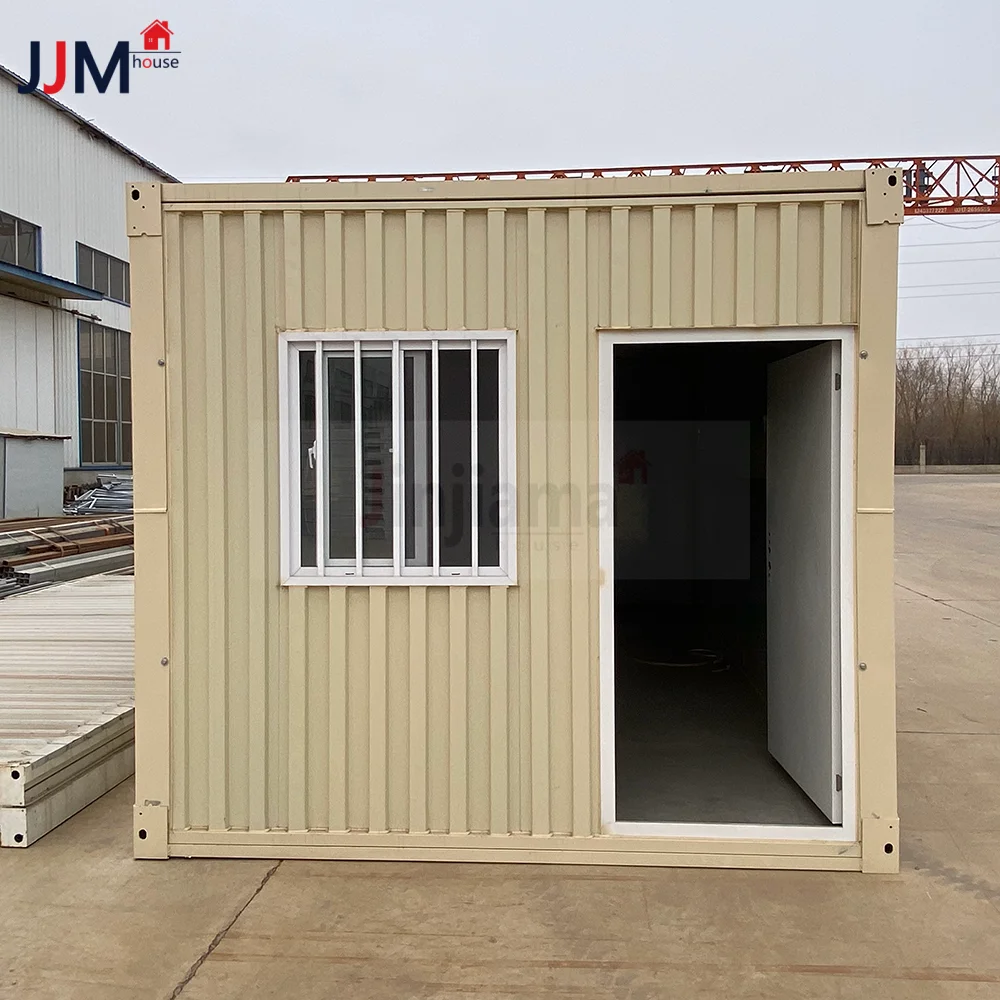 Customized 20ft Prefab Folding Container House One-Room Mobile Living Unit For Office Building